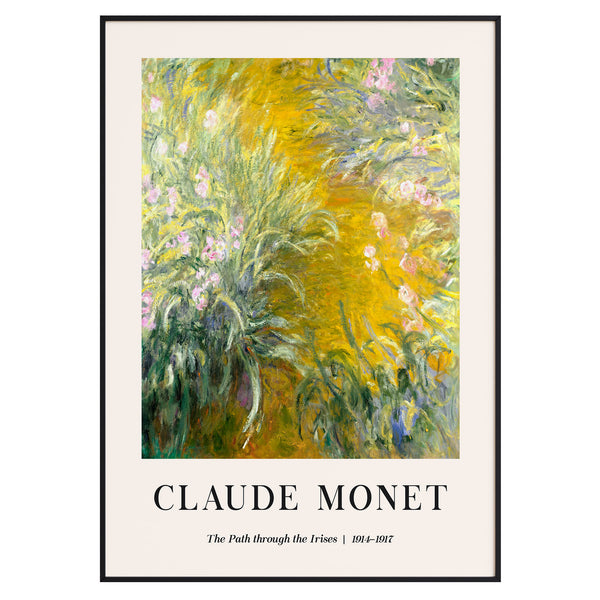 Claude Monet - The Path through the Irises