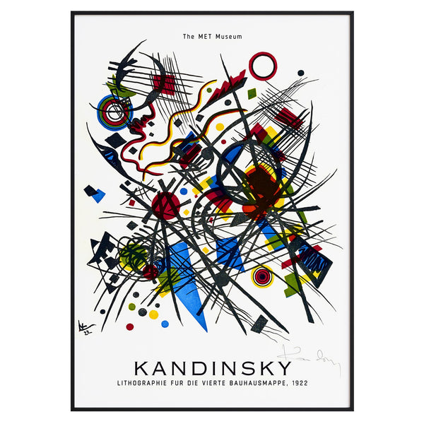 Kandinsky "Lithographie für die vierte Bauhausmappe" (1922)