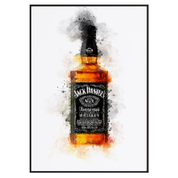 Jack Daniel's Whiskey Watercolor