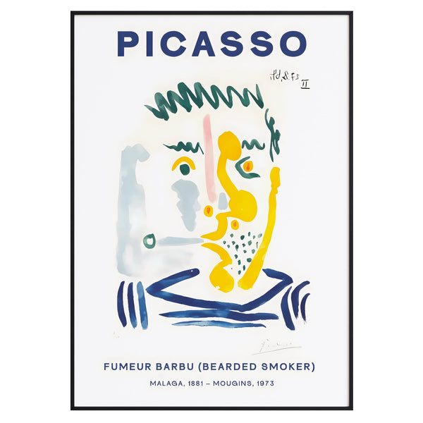 Picasso Fumeur Barbu (Bearded Smoker)