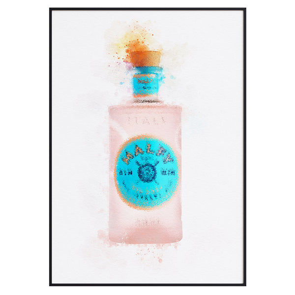 Malfy Rosa Gin Watercolor