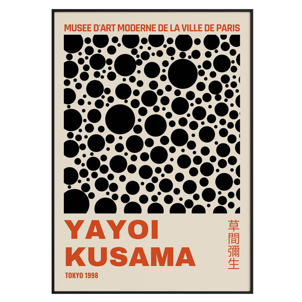Yayoi Kusama - "MUSEE D'ART MODERNE DE LA VILLE DE PARIS / TOKYO 1998" Exhibition Print