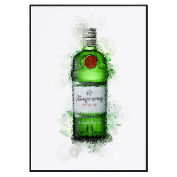 Tanqueray Gin Watercolor